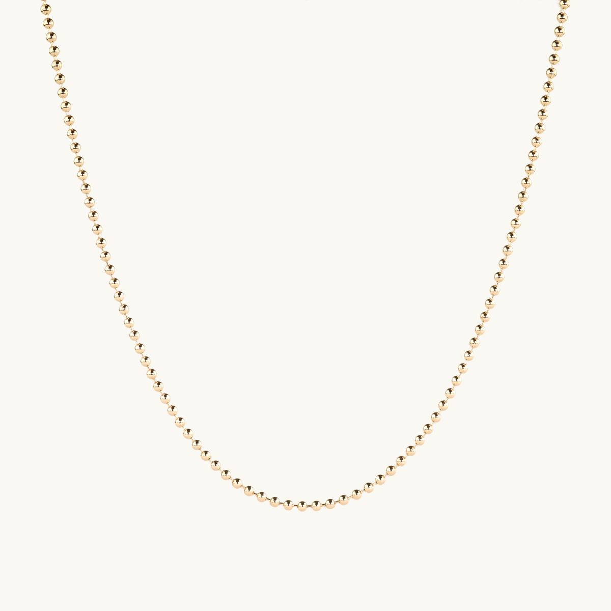 Necklace chain globe gold