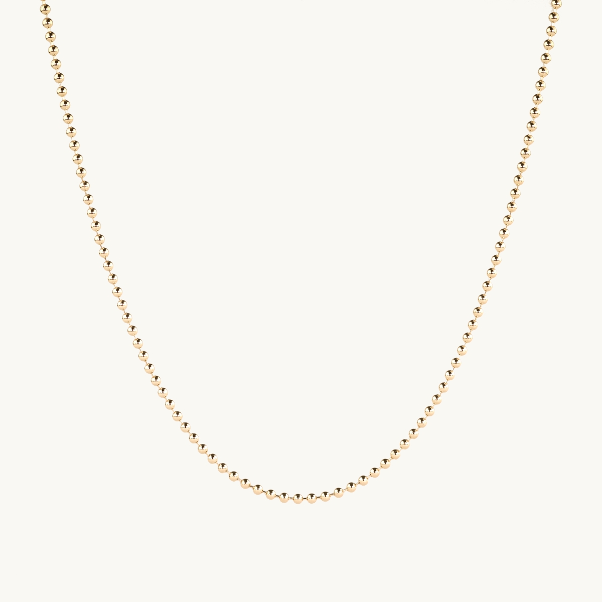 Necklace chain globe gold