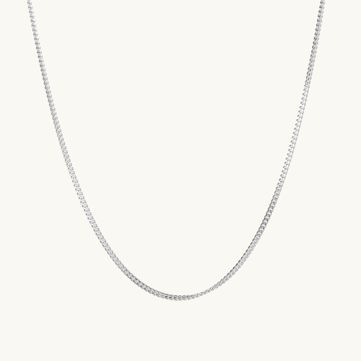 CHUNKY CURB ADJUSTABLE CHAIN SILVER in the group SHOP / SILVER at EMMA ISRAELSSON (chain040)