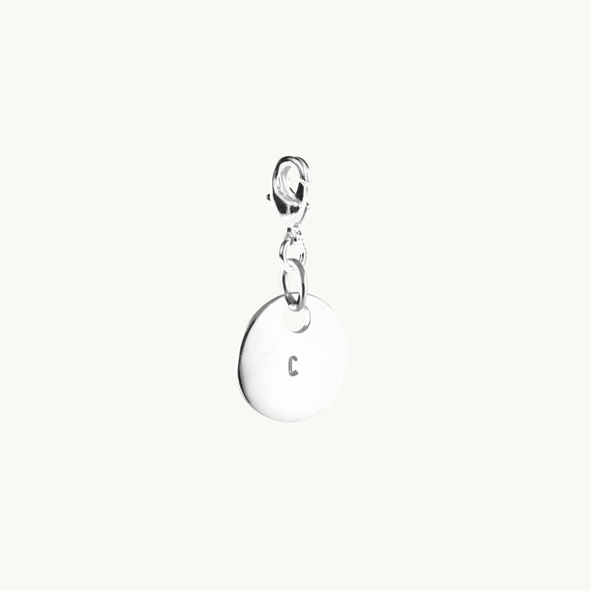 LETTER COIN CHARM SILVER in the group SHOP / CHARMS at EMMA ISRAELSSON (charm007)