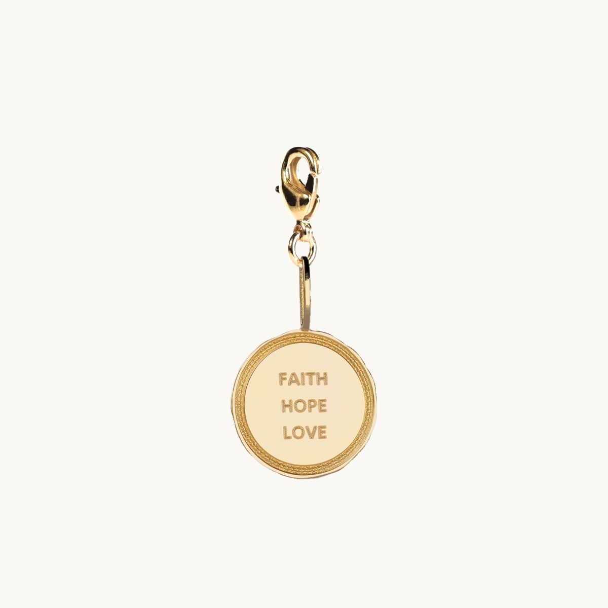 FHL WREATH COIN CHARM GOLD in the group SHOP / CHARMS at EMMA ISRAELSSON (charm016)