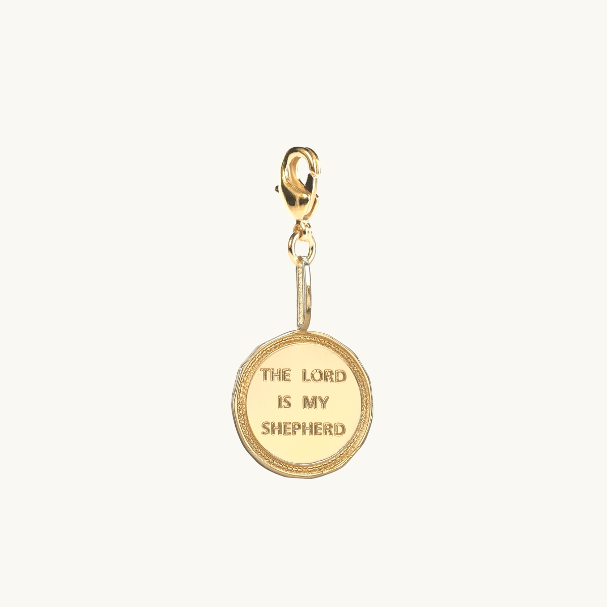 SHEPHERD WREATH COIN CHARM GOLD in the group SHOP / CHARMS at EMMA ISRAELSSON (charm018)