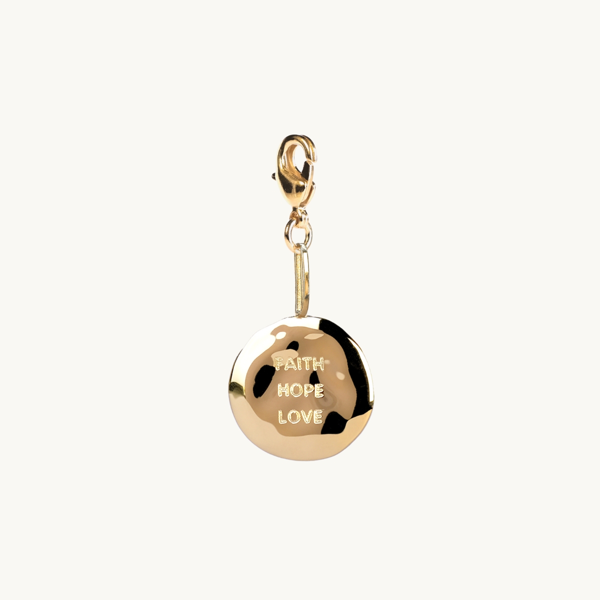 FHL ORGANIC COIN CHARM GOLD in the group SHOP / CHARMS at EMMA ISRAELSSON (charm028)