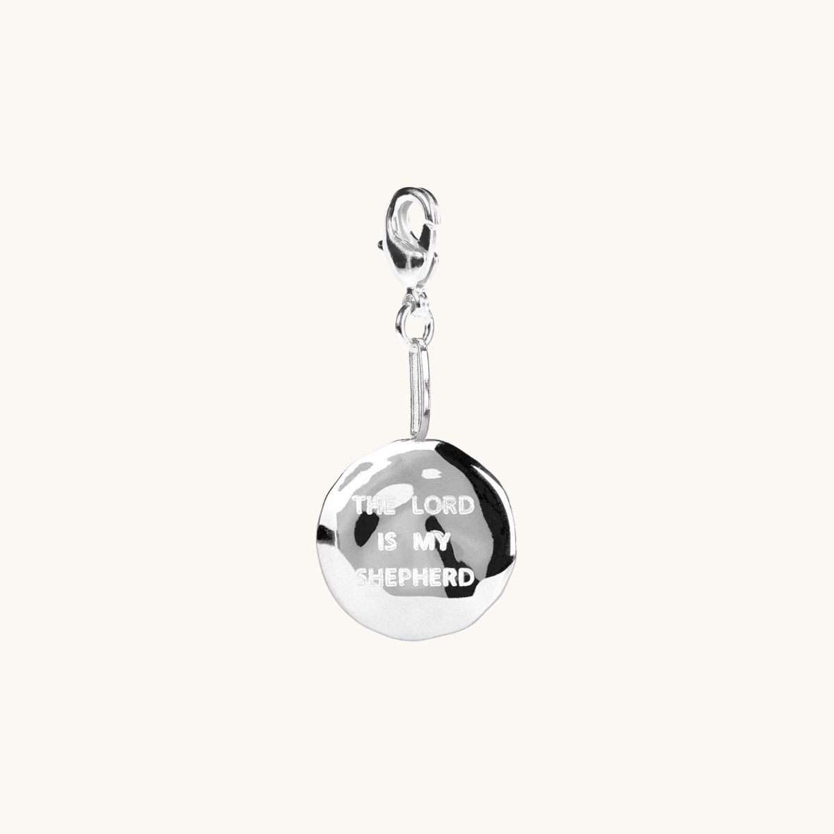 SHEPHERD ORGANIC COIN CHARM SILVER in the group SHOP / CHARMS at EMMA ISRAELSSON (charm029)