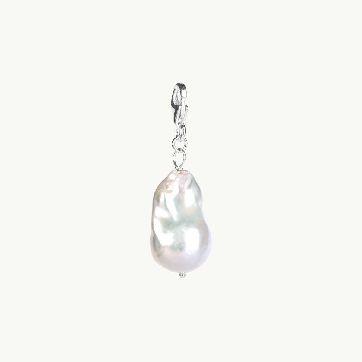 BAROQUE FRESHWATER PEARL CHARM SILVER in the group SHOP / CHARMS at EMMA ISRAELSSON (charm035)