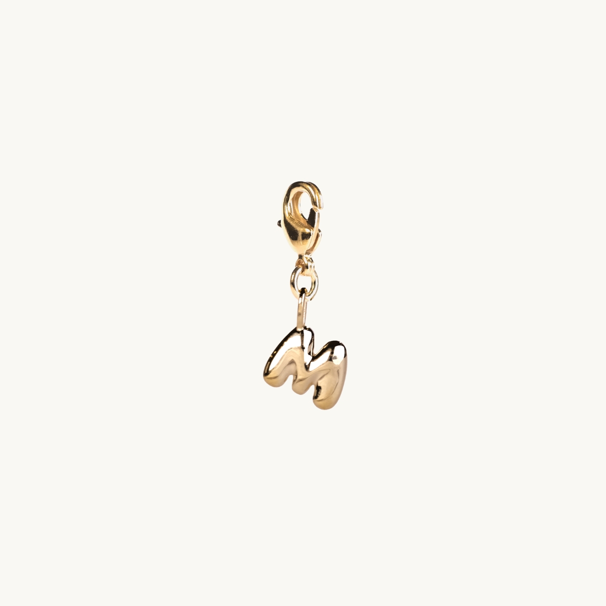 BUBBLE LETTER CHARM GOLD in the group SHOP / CHARMS at EMMA ISRAELSSON (charm038)