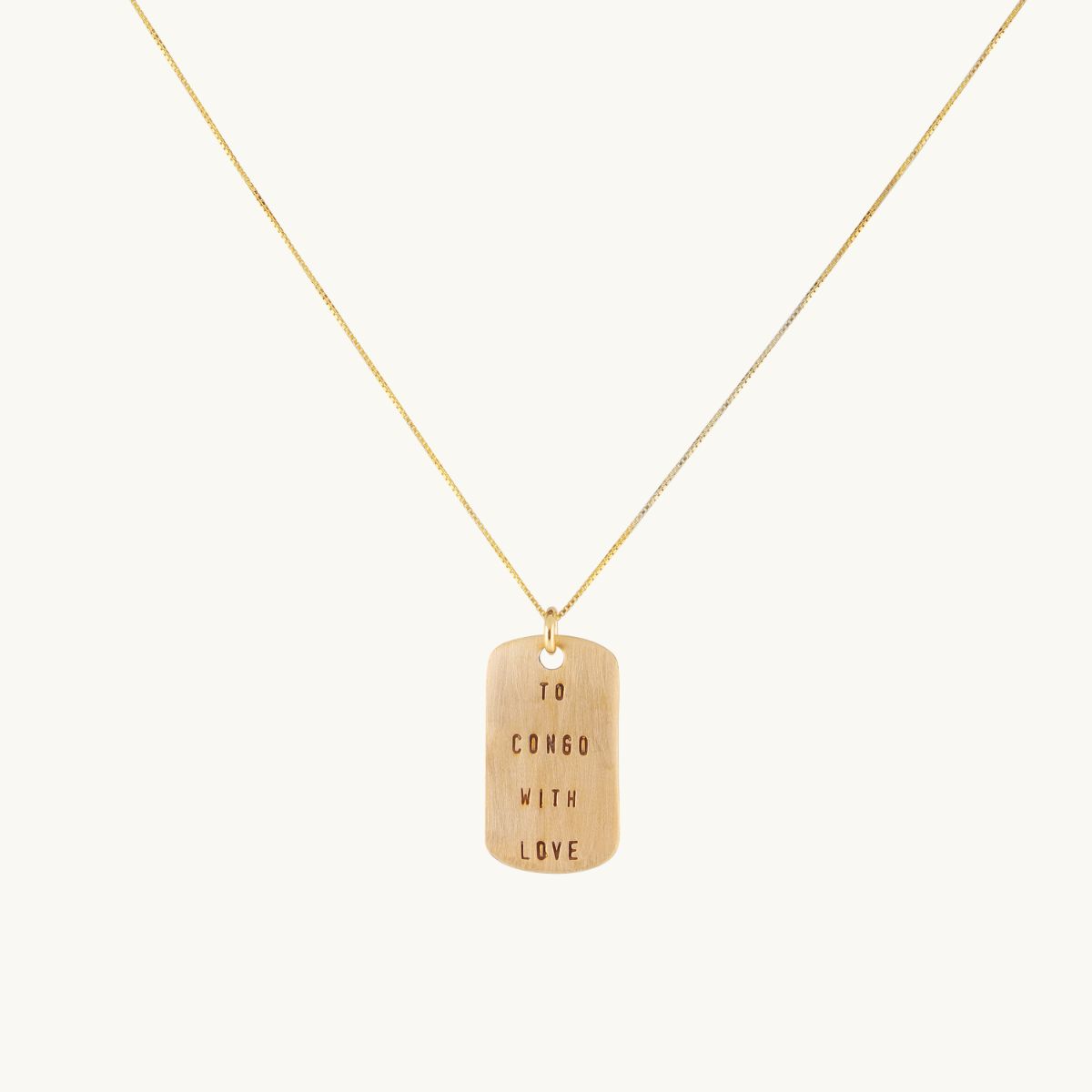 Necklace pendant to congo with love charity