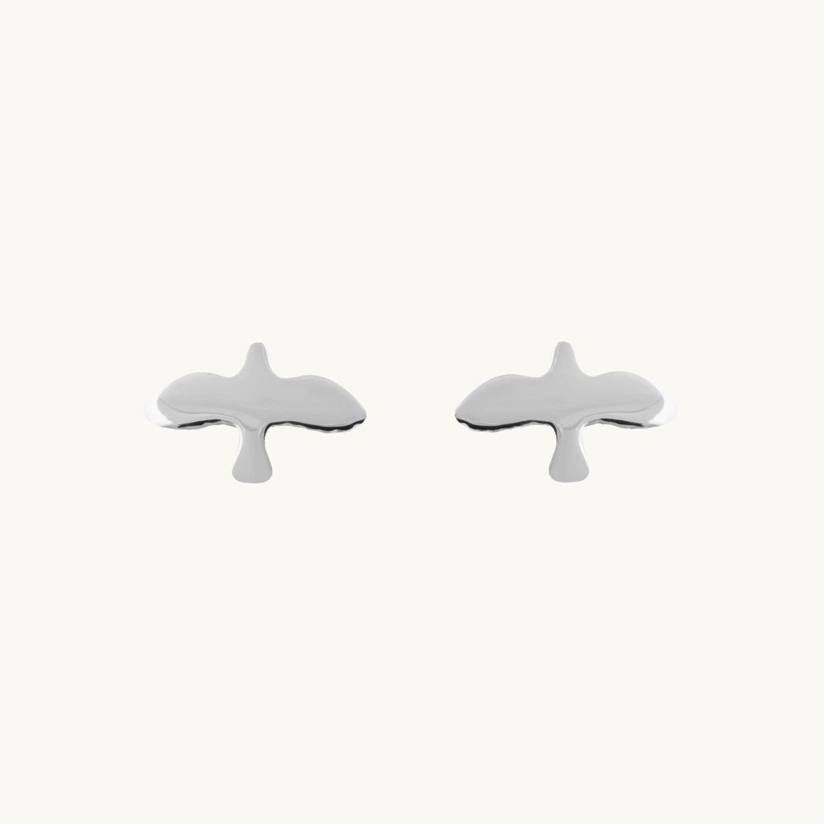 Dove earrings in silver