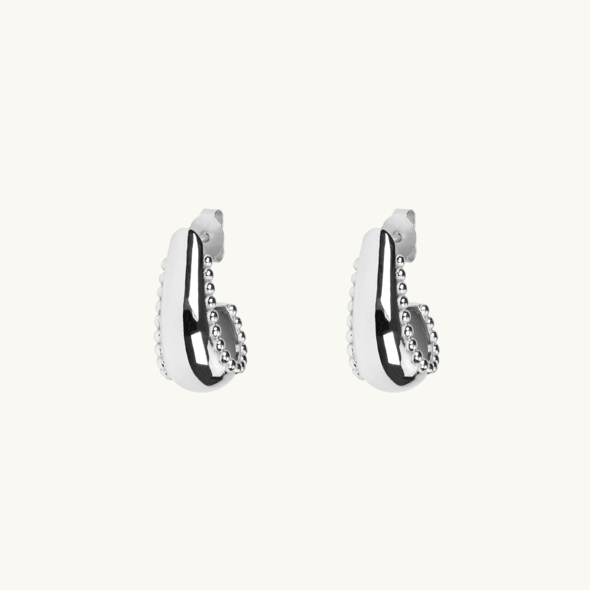 Earrings i silver, hook
