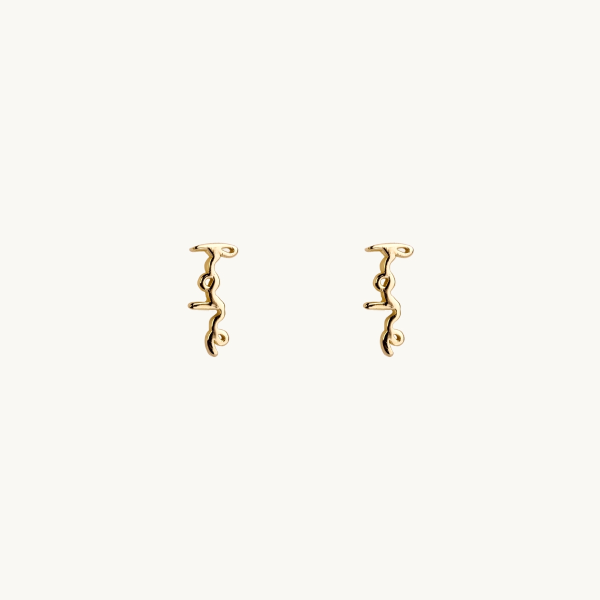 MINI HOPE PIN EARRINGS GOLD in the group SHOP / GOLD at EMMA ISRAELSSON (ear217)