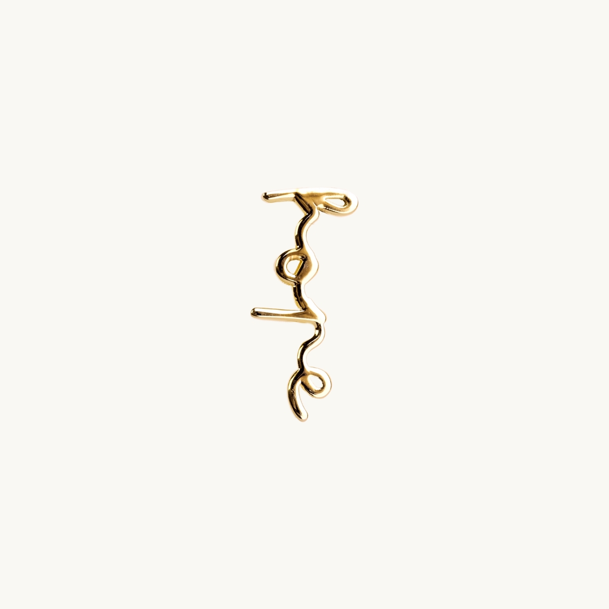 HOPE PIN EARRING GOLD in the group SHOP / GOLD at EMMA ISRAELSSON (ear219)