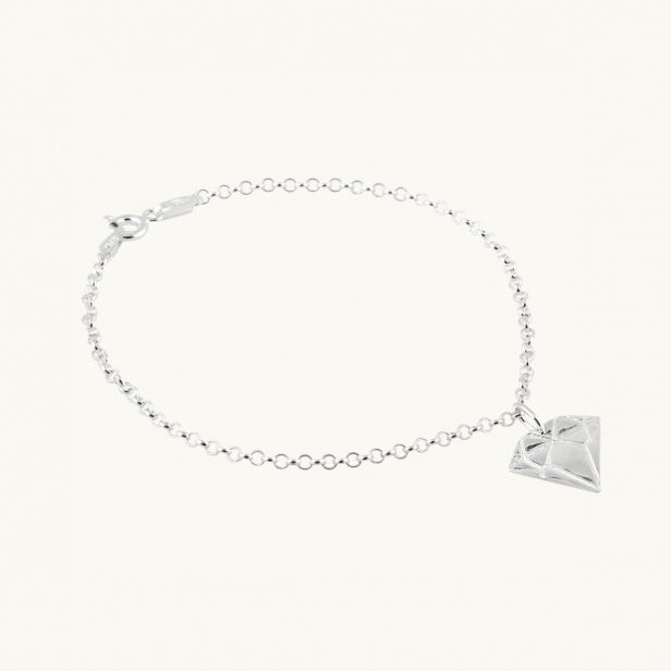 SILVER DIAMOND BRACELET