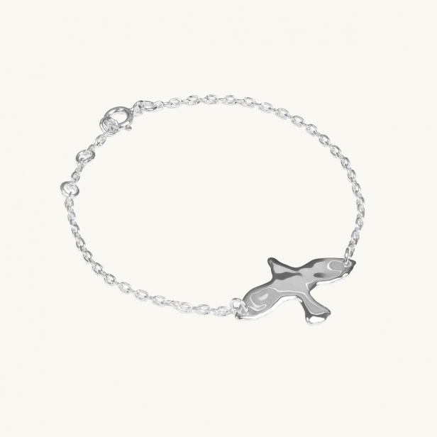 a organic dove in a bracelet
