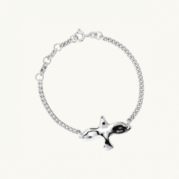 ORGANIC DOVE BRACELET SILVER