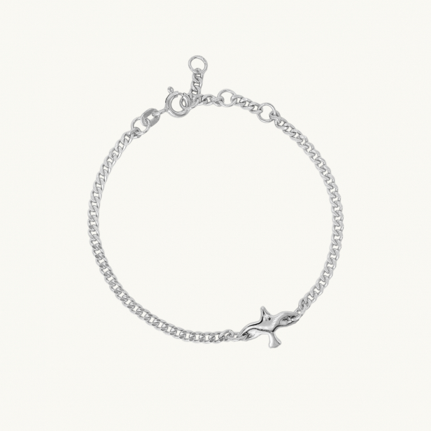 MINI ORGANIC DOVE BRACELET SILVER
