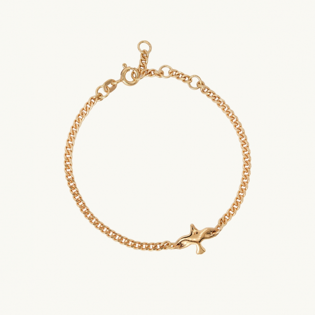 MINI ORGANIC DOVE BRACELET GOLD