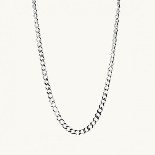 CURB LINK SILVER - MEN