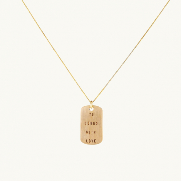Necklace pendant to congo with love charity