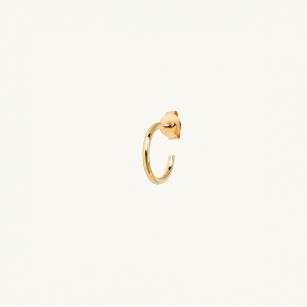MINI PLAIN HOOP GOLD