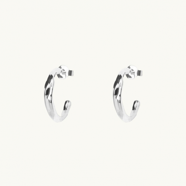 ORGANIC HOOPS SILVER