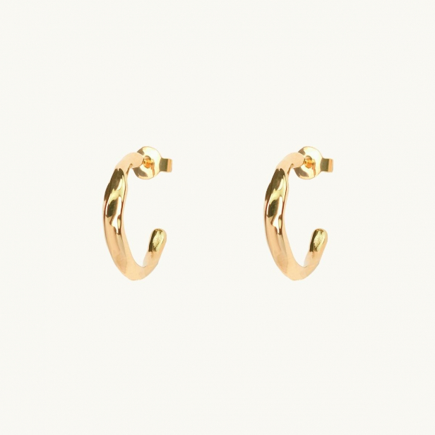 ORGANIC HOOPS GOLD