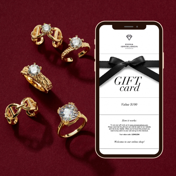 Gift card delivered digitally