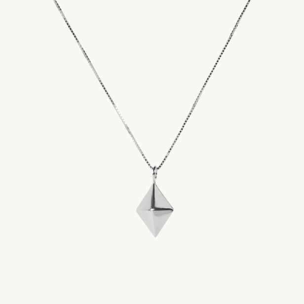 PPG necklace in silver