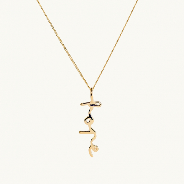Gold necklace Hope