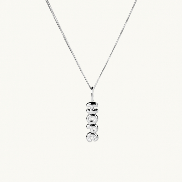 HOPE BUBBLE NECKLACE SILVER