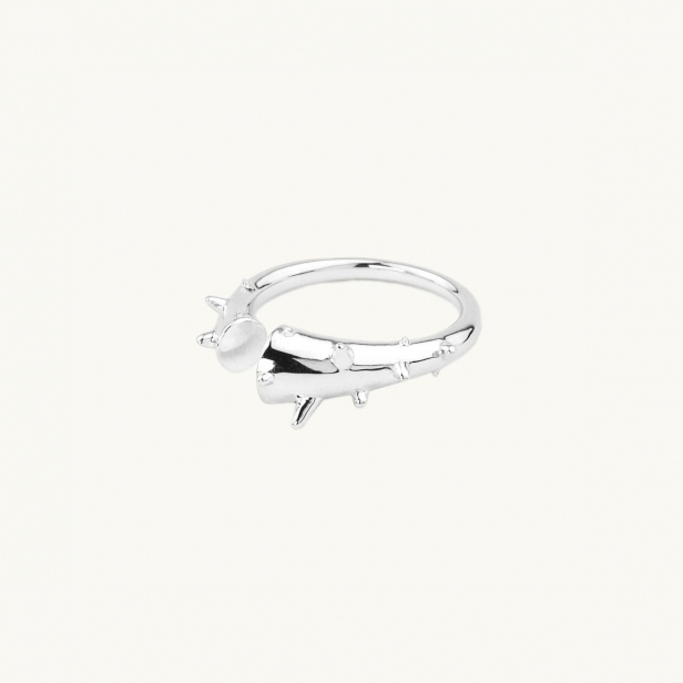 FIG TREE RING SILVER S