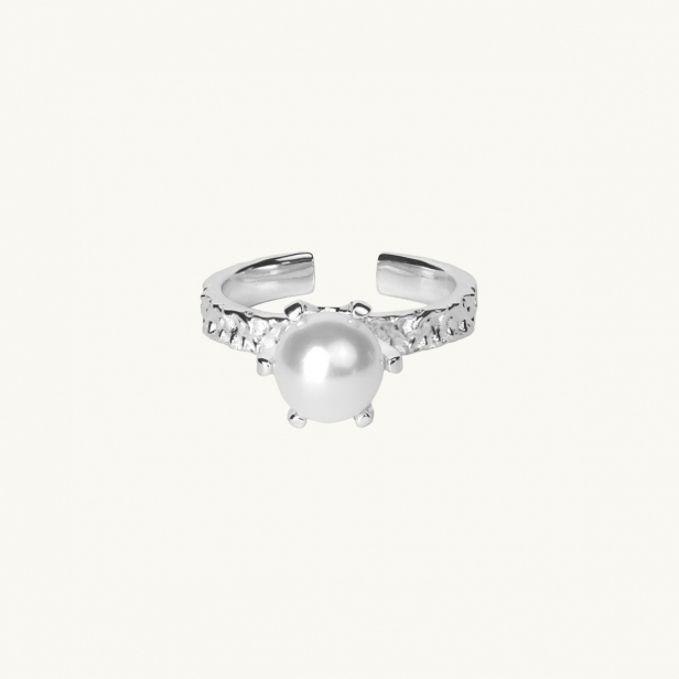 PEARL PRINCESS RING SILVER