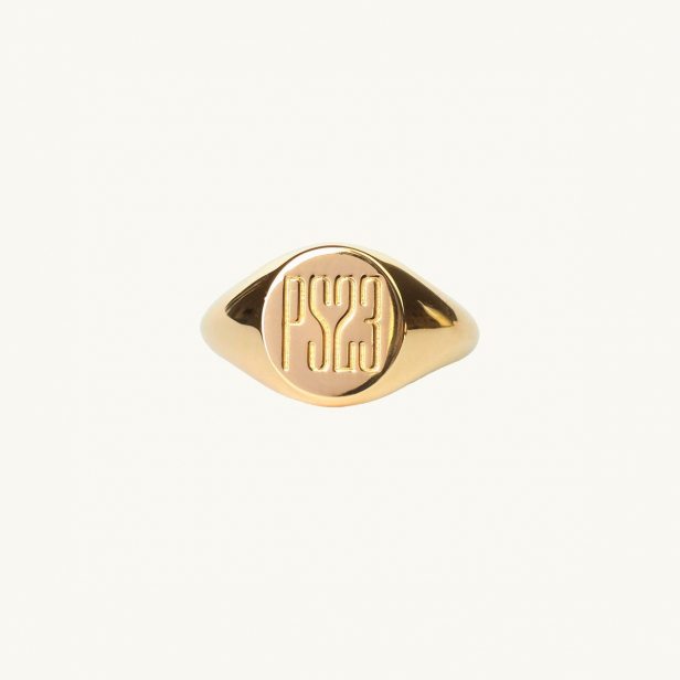 PS23 SIGNET RING GOLD