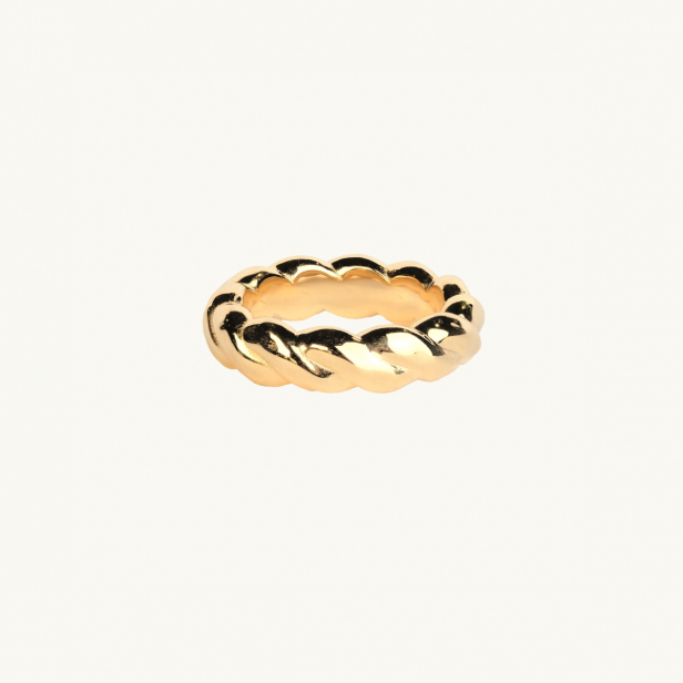 KNOT BAND RING GOLD