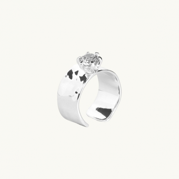 ORGANIC PRINCESS RING S SILVER