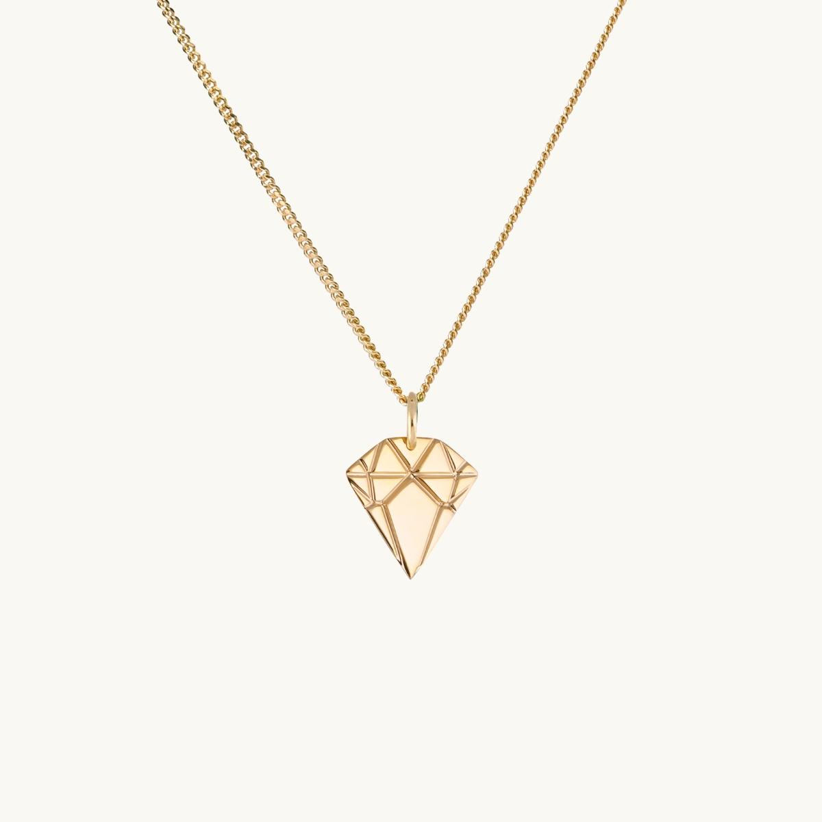 Necklace mini diamond in gold
