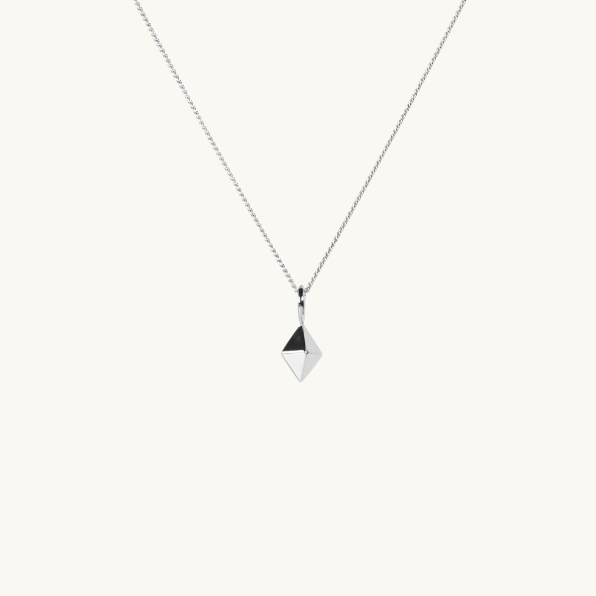 Necklace pendant small diamond ppg silver charity
