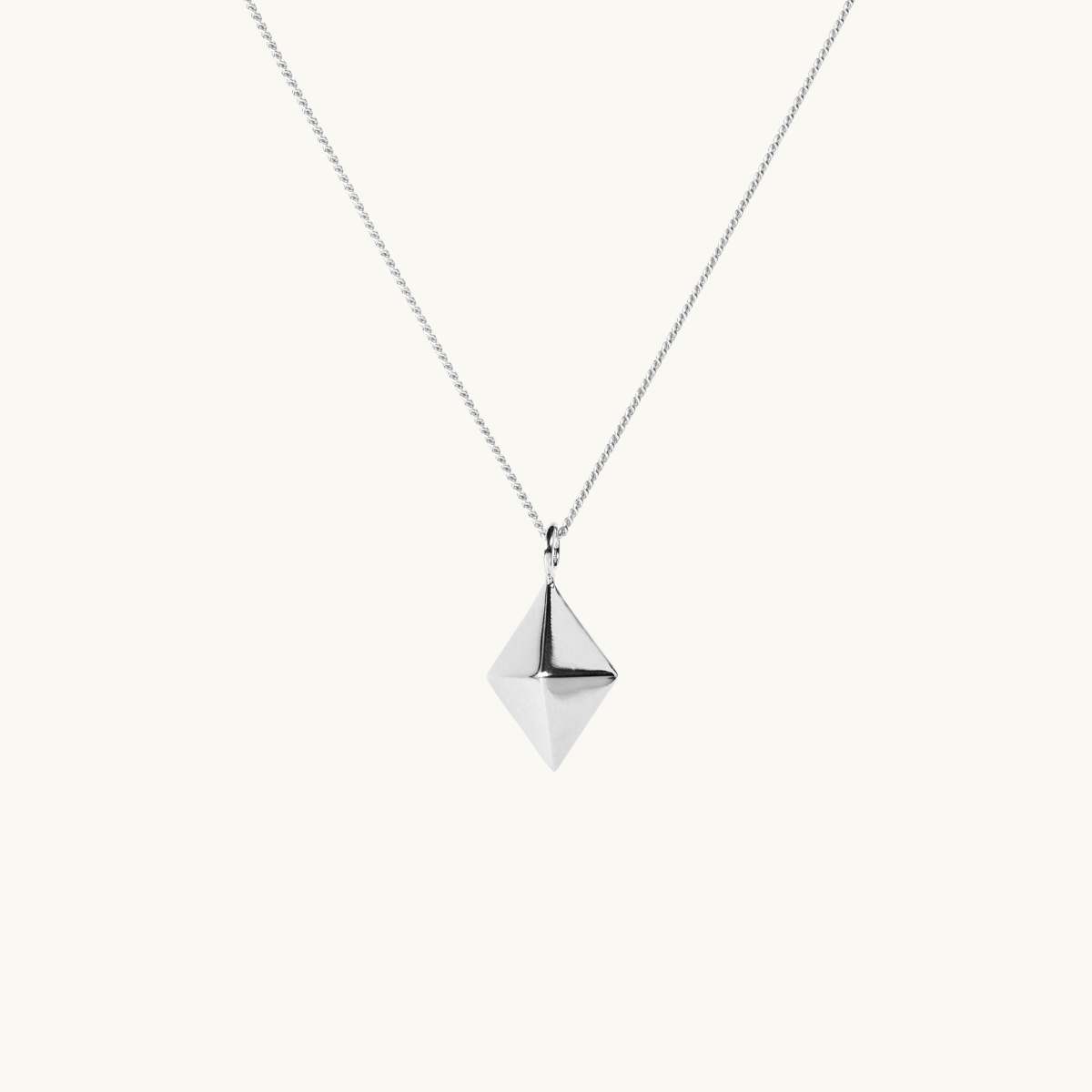PPG DIAMOND NECKLACE SILVER LARGE - 50 CM in the group SHOP / NECKLACES at EMMA ISRAELSSON (neck113-50)