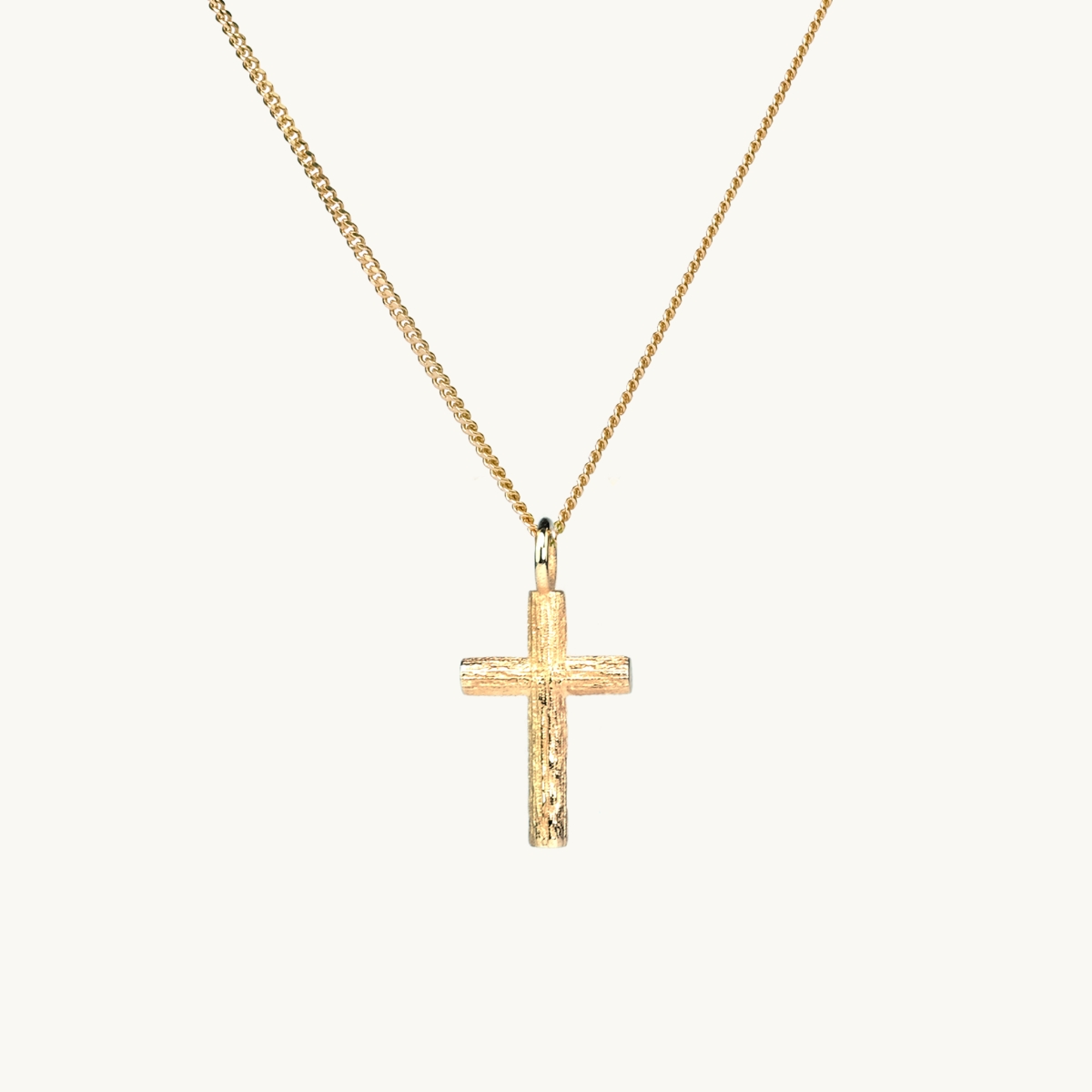 Cross necklace gold