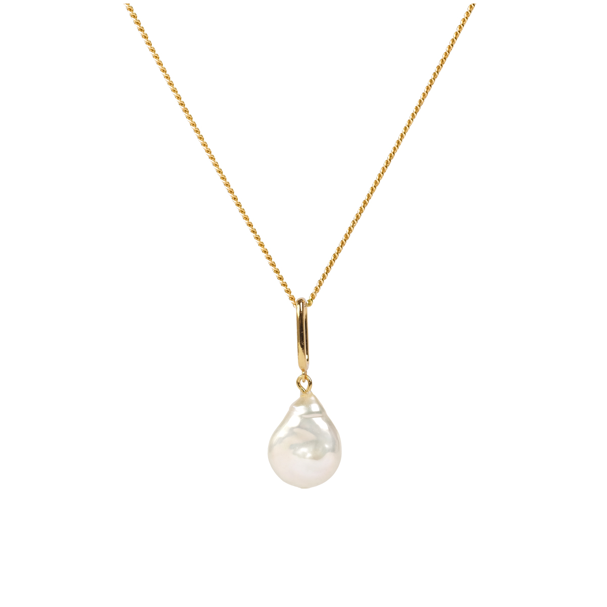 BAROQUE PEARL NECKLACE GOLD in the group NECKLACES at EMMA ISRAELSSON (neck138)