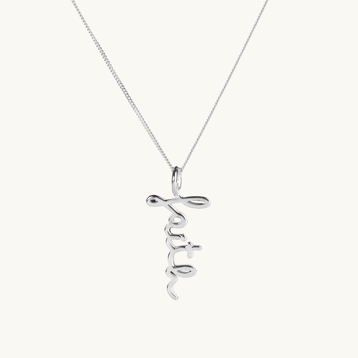 FAITH NECKLACE SILVER in the group SHOP / SILVER at EMMA ISRAELSSON (neck190)