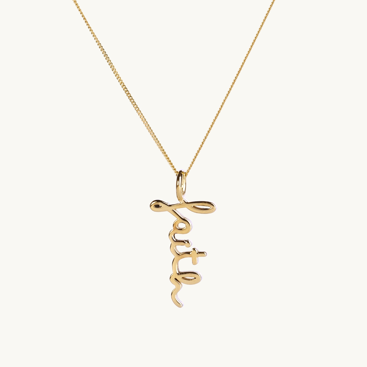 FAITH NECKLACE GOLD in the group SHOP / GOLD at EMMA ISRAELSSON (neck191)