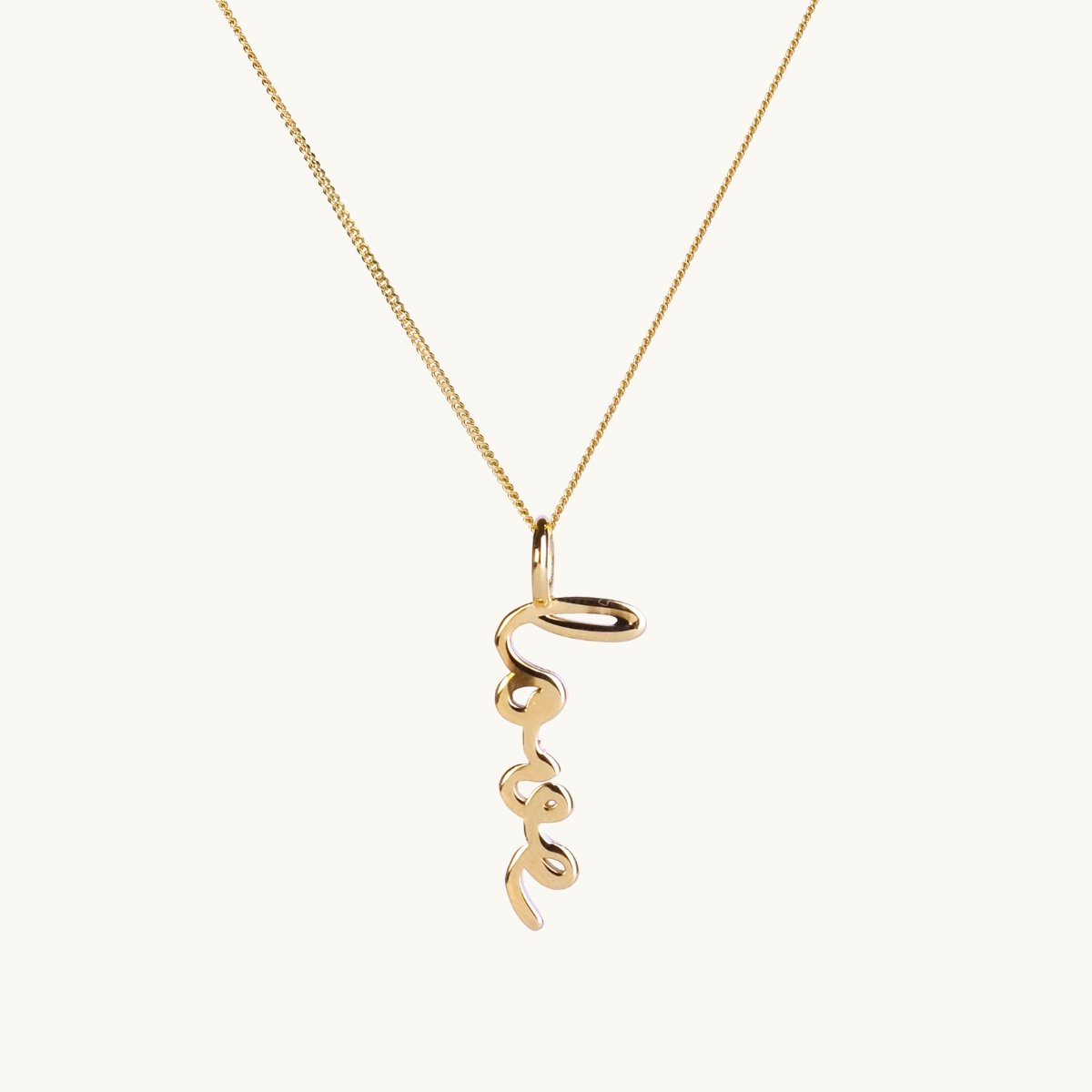 LOVE NECKLACE GOLD in the group SHOP / GOLD at EMMA ISRAELSSON (neck193)