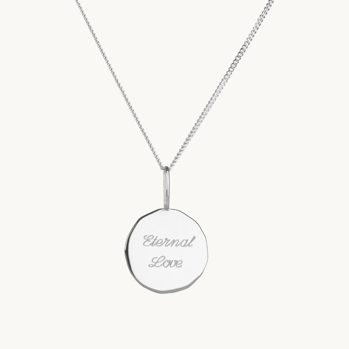 ETERNAL LOVE COIN SILVER in the group SHOP / COLLECTIONS / COIN at EMMA ISRAELSSON (neck206)