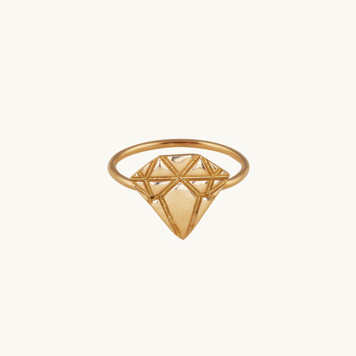 18K GOLD DIAMOND RING in the group SALE at EMMA ISRAELSSON (ring013)