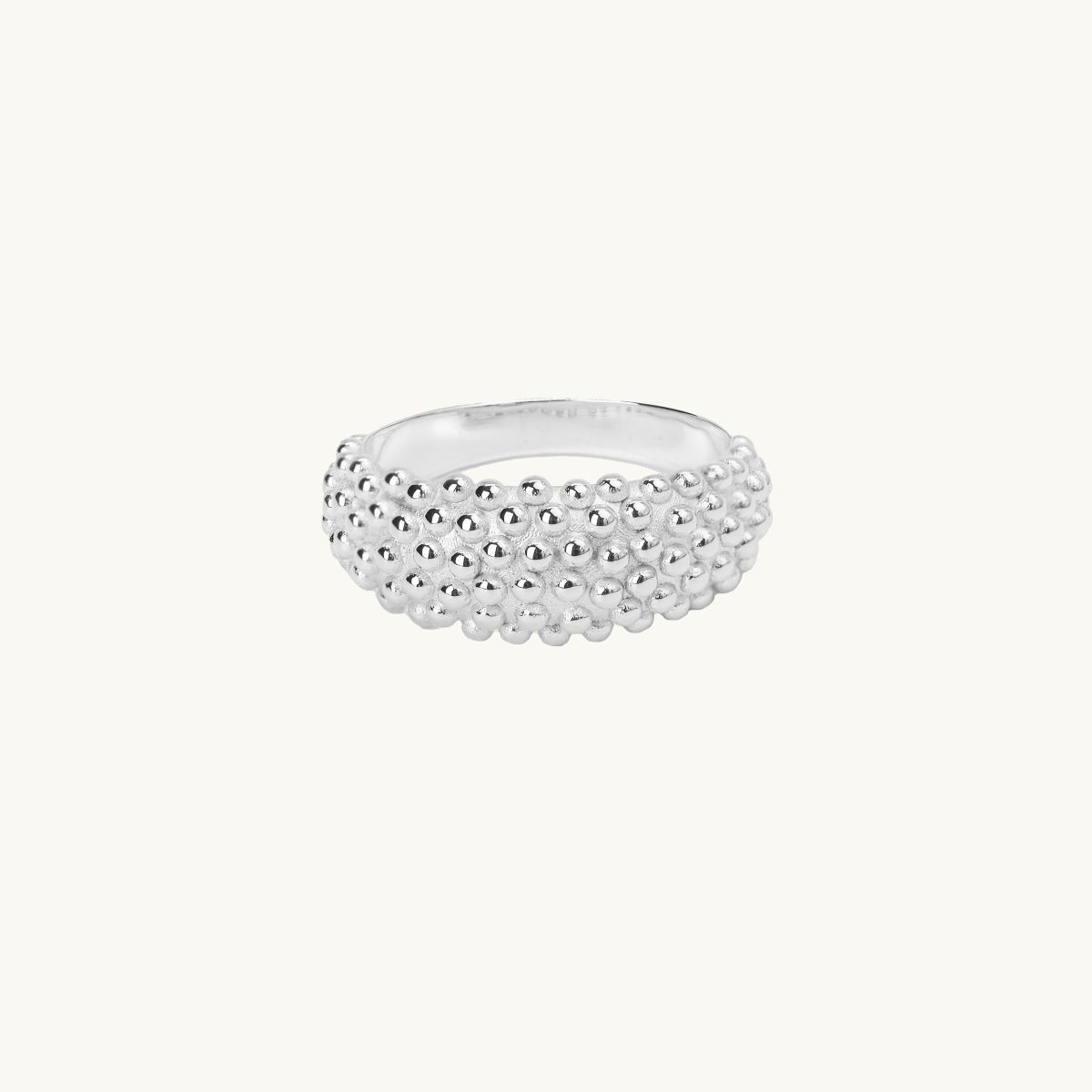 Dew ring in sterling silver