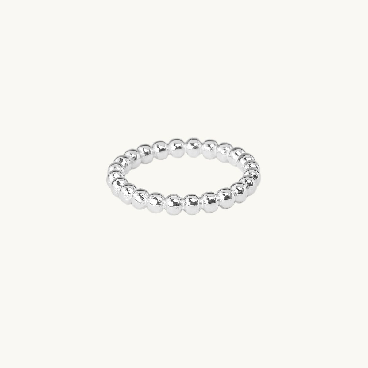 Globe ring in sterling silver