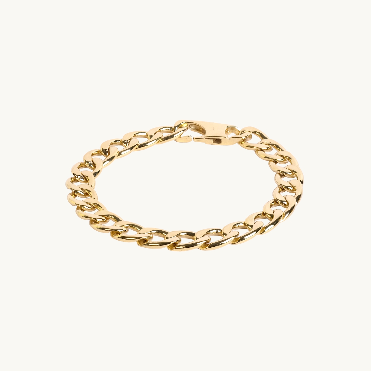CURB CHAIN BRACELET GOLD - MEN