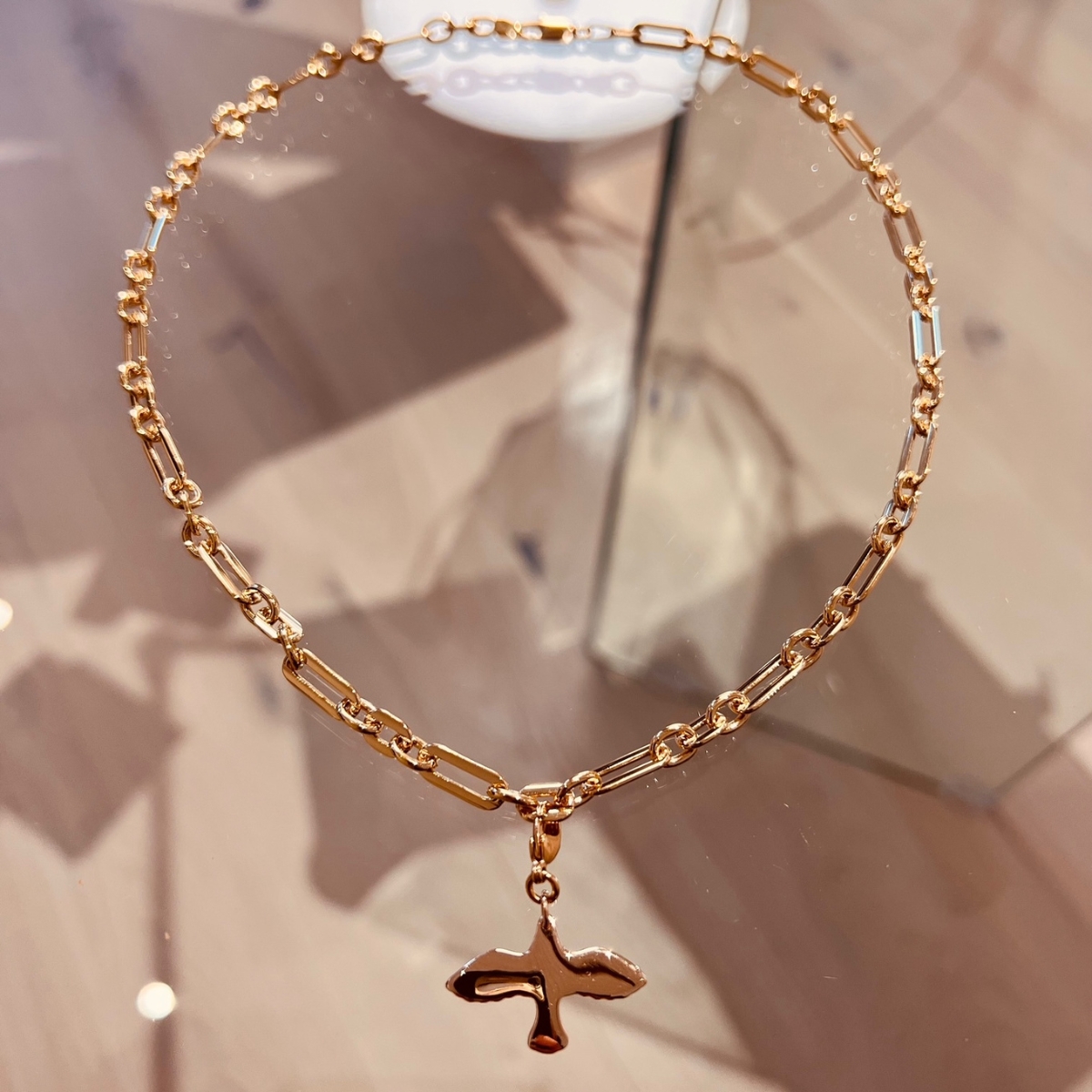 ORGANIC HEART CHARM GOLD | EMMA ISRAELSSON
