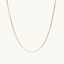 Necklace curb chain in gold