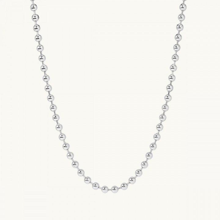 Necklace chain big globe silver